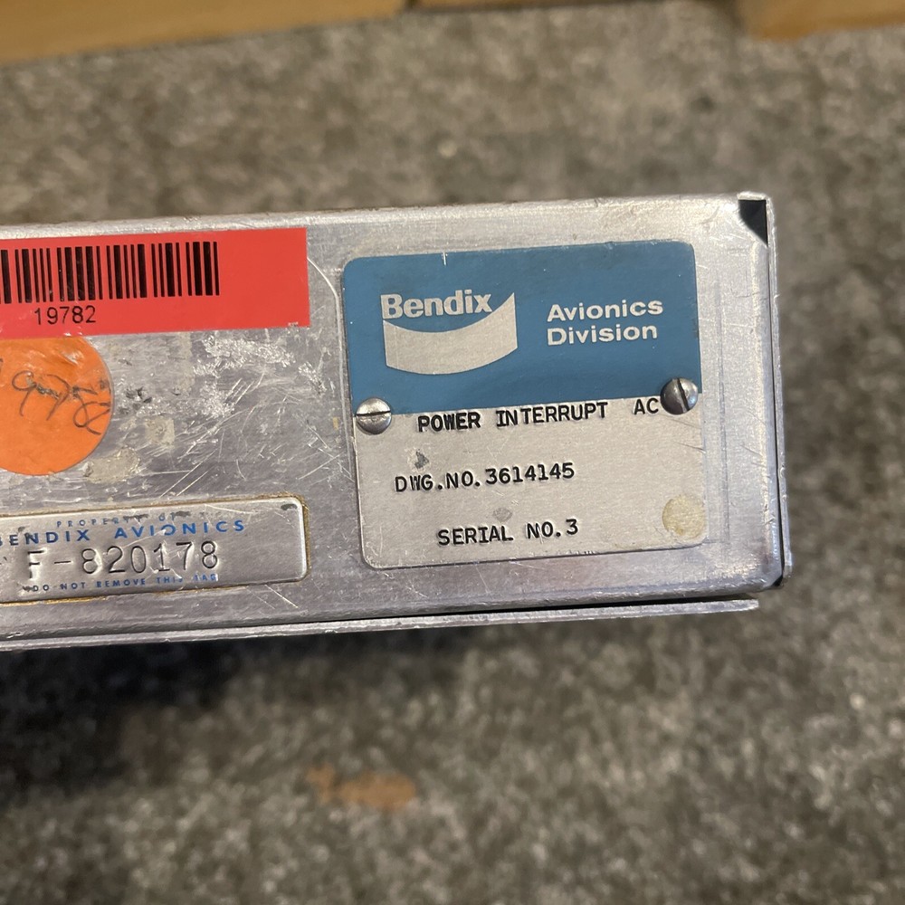King Bendix Power Interrupt AC Aviation Tester! Avionics Test Equipment