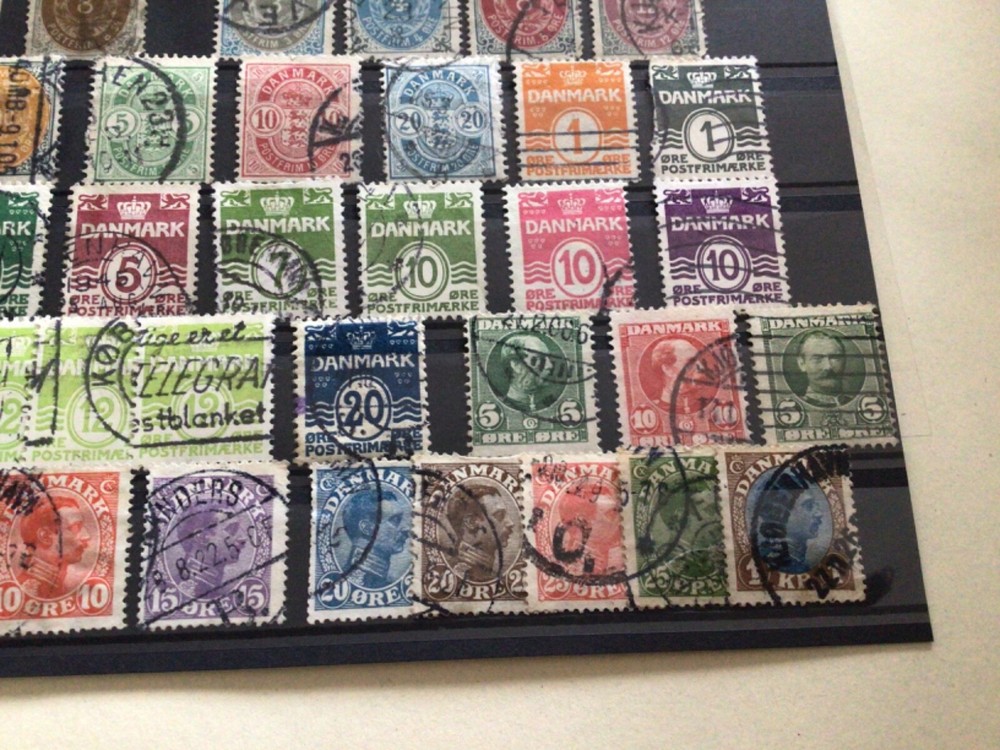 Denmark mounted mint or used stamps A15675