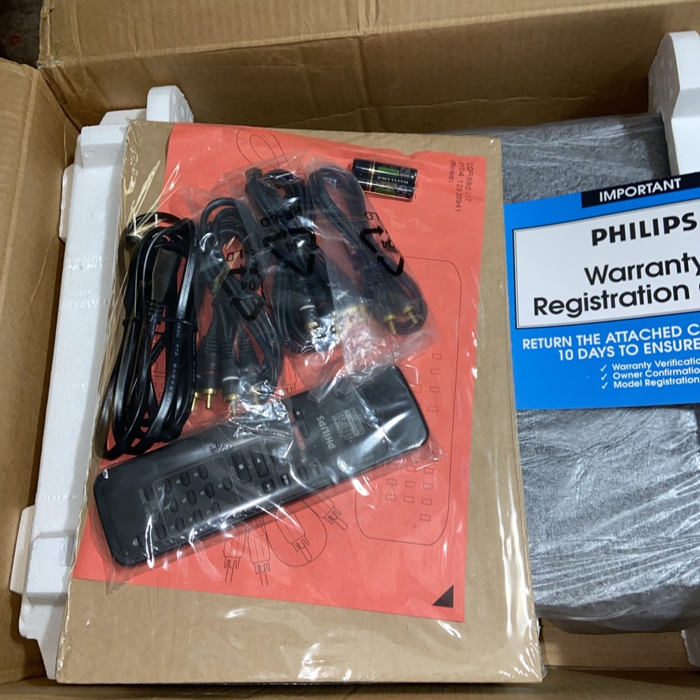 💯Philips CDR880 CD Recorder NOS. Opened Box to check condition never used.💯
