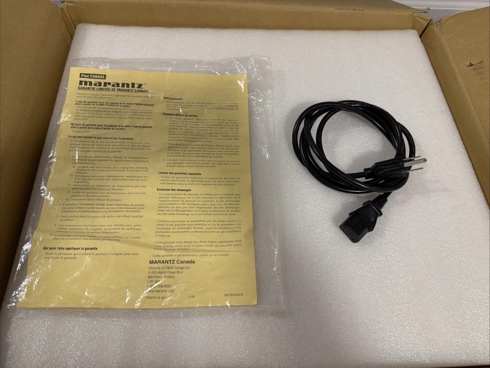 Marantz CD Player CD6004 (No Remote) 120V
