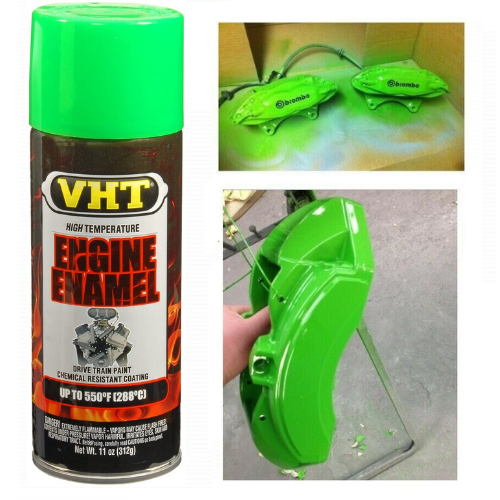 VHT Lime Green Coating Spray Can Brake Caliper Engine Custom Ceramic Paint High