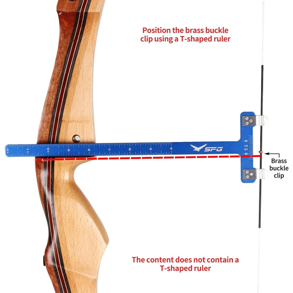 SPG Bow String Nock Points - 40 Packs Arrows Bowstring Nocking Point Set Arch...