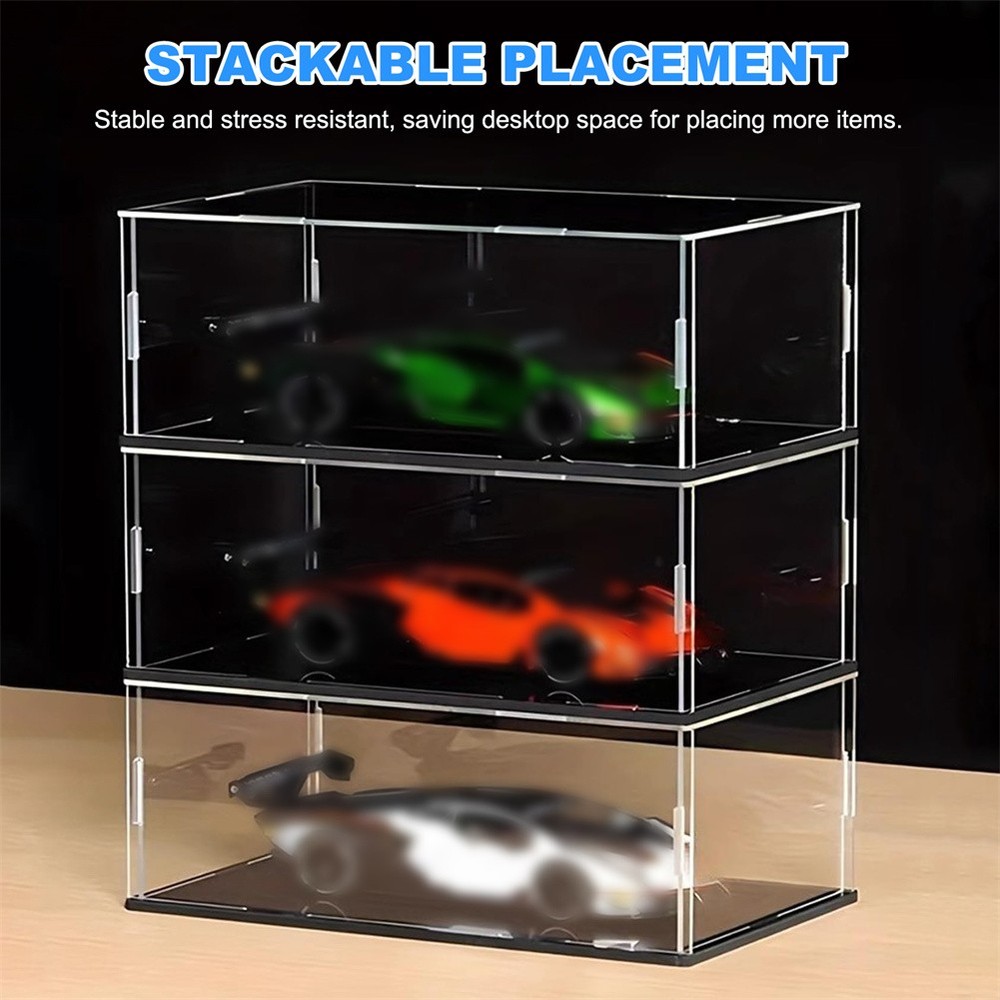 Acrylic Case Display Show Case for 1:24 Scale Diecast Models