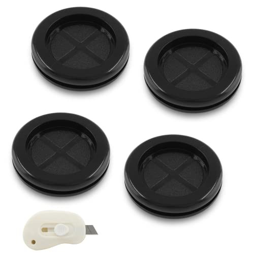 6pcs Drill Hole Rubber Grommets, Firewall Hole Plug Wire 1-11/16" ID 2"