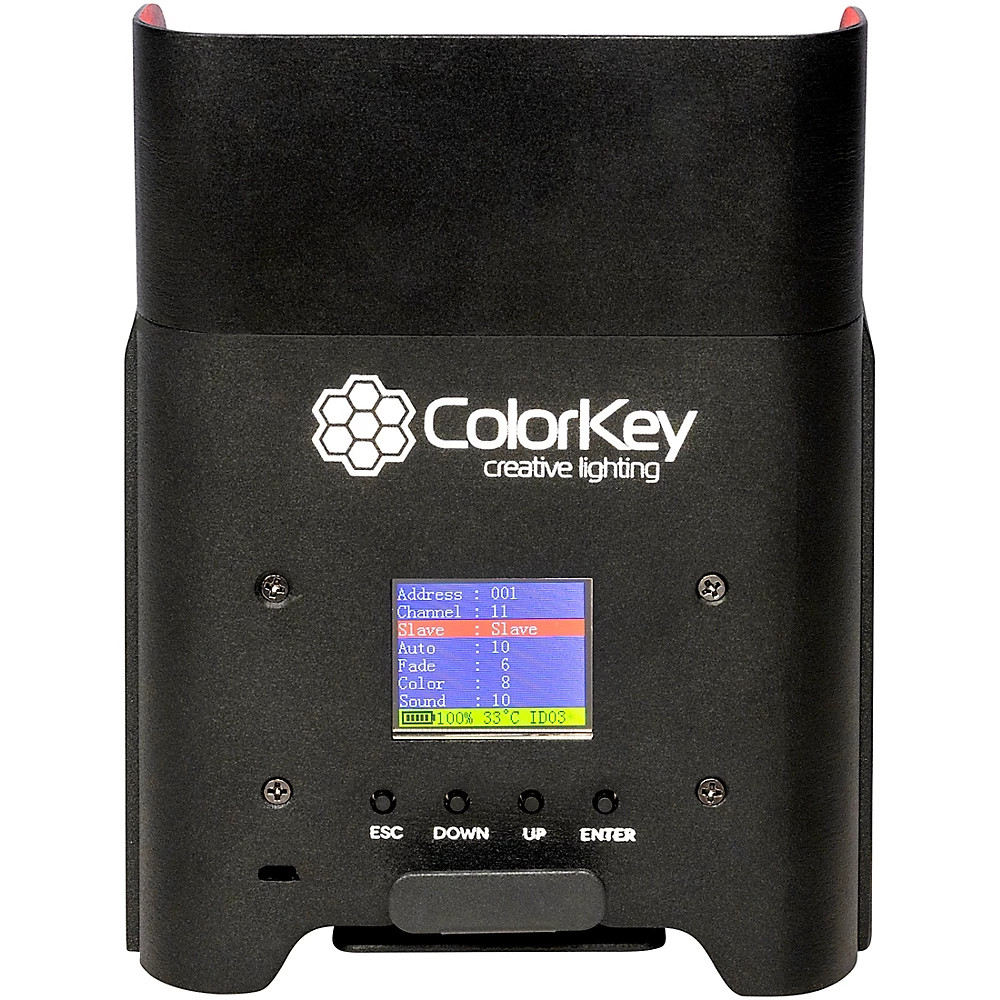 ColorKey AirPar HEX 4 Battery-powered Wireless Uplight