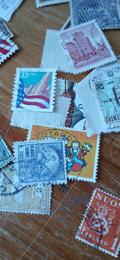 Vintage Postage stamps Bundle Post