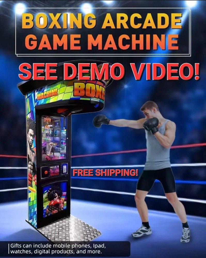 Boxing Bag Arcade Machine High Quality Skill Prize Redemption Vending Machine