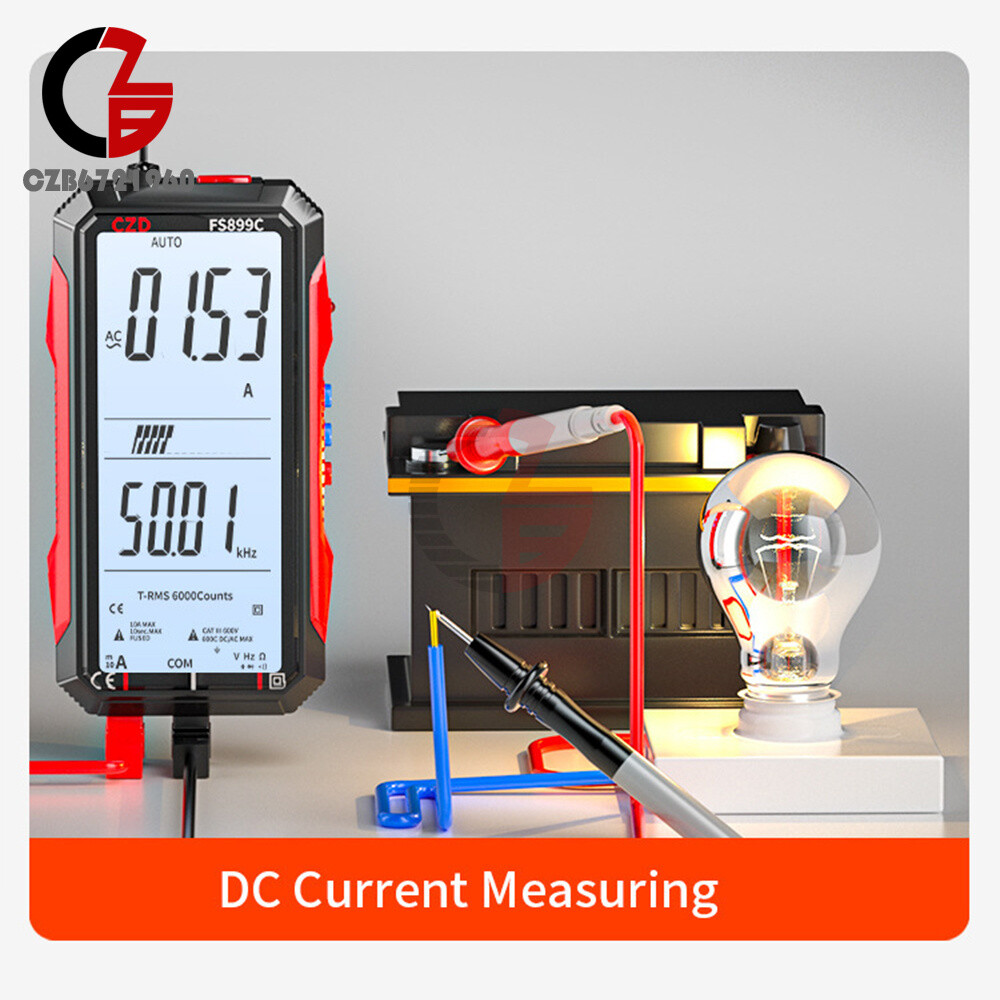 CZD-FS899C Digital Multimeter Auto AC/DC Voltage Current Frequency Meter