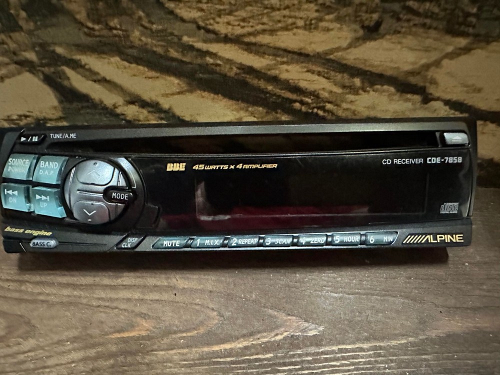 cde-7858 faceplate alpine