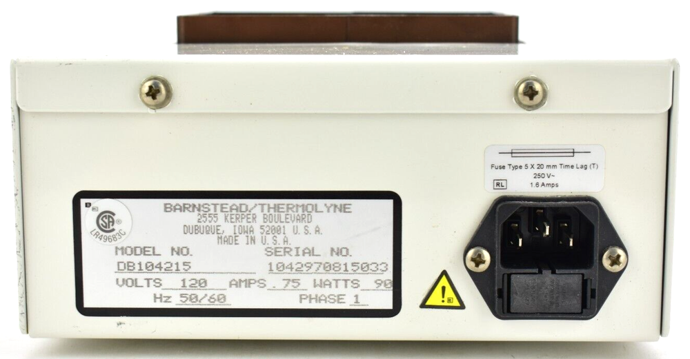 Barnstead Thermolyne DB104215 Dry Bath