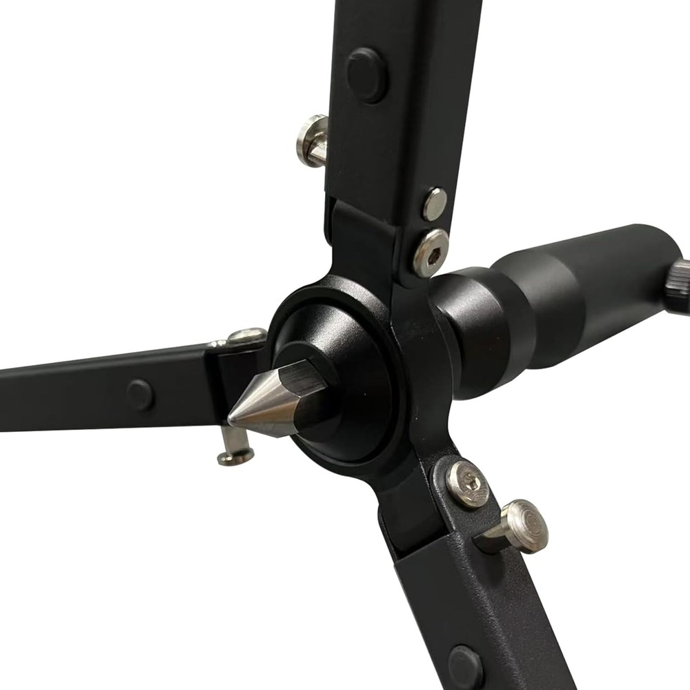 Prism Pole Stabilizer, Range Pole Ground Stand Base with 5/8-11 Female Pole Tip