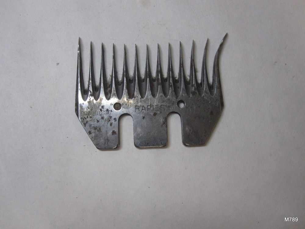 Single Heiniger Rapier 332N S Full Thickness Shearing Comb