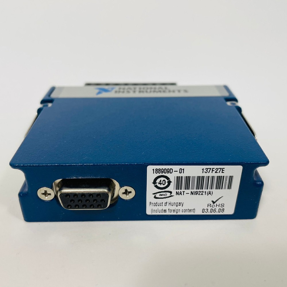 Used National Instruments NI 9221 NI-9221 8-Ch 12-Bit Analog Input Module