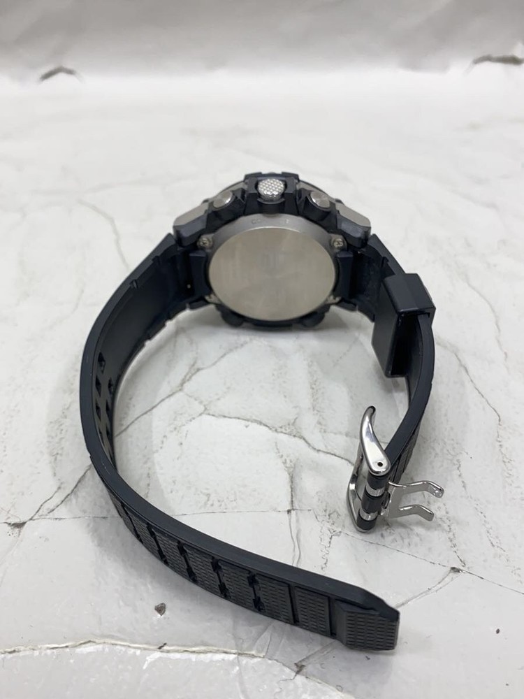 CASIO Solar Watch G SHOCK Digital Analog Rubber BLK BLK