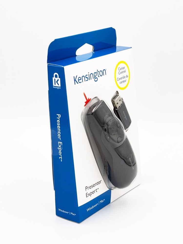 Kensington Presenter Expert Wireless Cursor Control Red Laser 10x Brighter