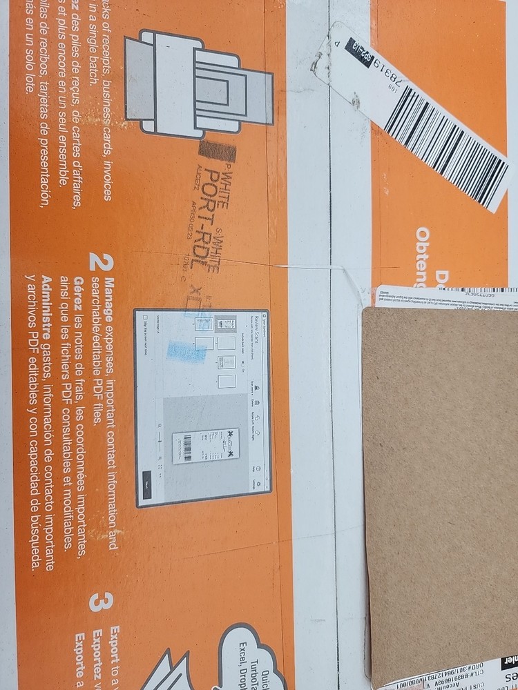 Epson RapidReceipt RR-600W Wireless Desktop Receipt & Document Scanner - NEW!