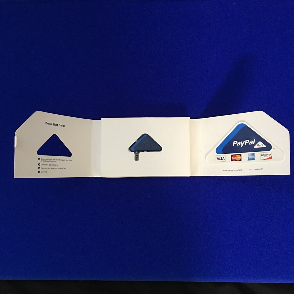 PayPal Here Card Swipe Reader Aux 3.5mm for phone tablet android iphone