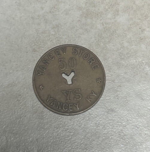 Rare 3 Piece Set Coal Script Token Yancey Store - Yancey Kentucky Zero Mine