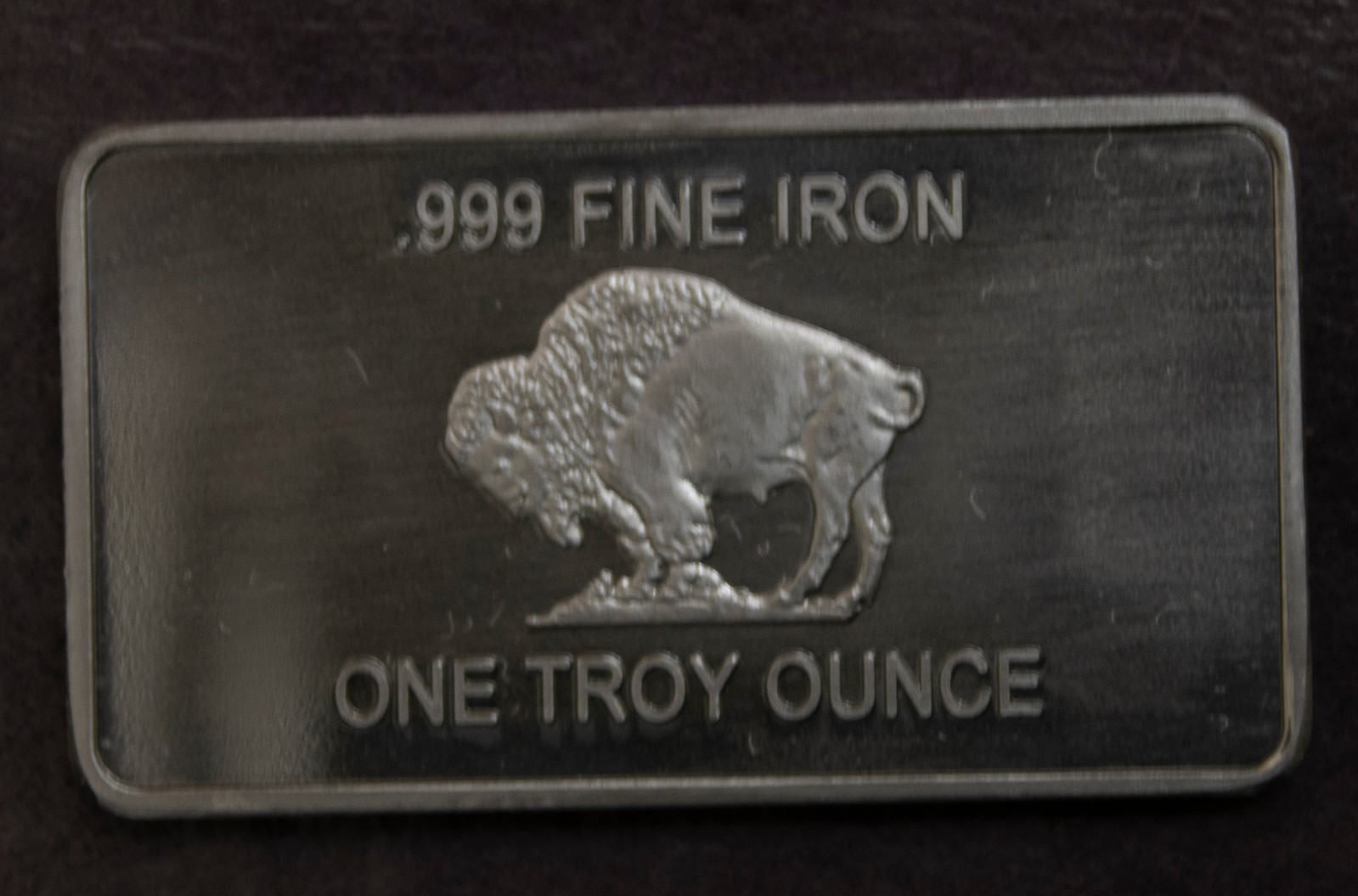 1 Troy Ounce Oz .999 Fine Iron .....Ships From Ohio........Lot 2201