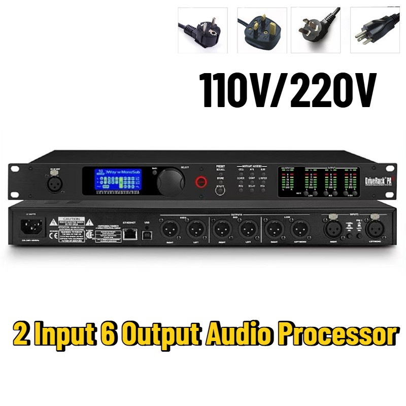PA2 Loudspeaker 2 Input 6 Output Audio Processor Speaker Management System