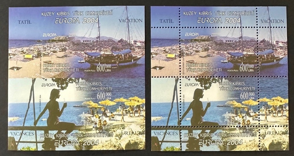 TURKISH CYPRUS  578  Beautiful   Mint  NEVER  Hinged  Perf, IMPERF  Sheets