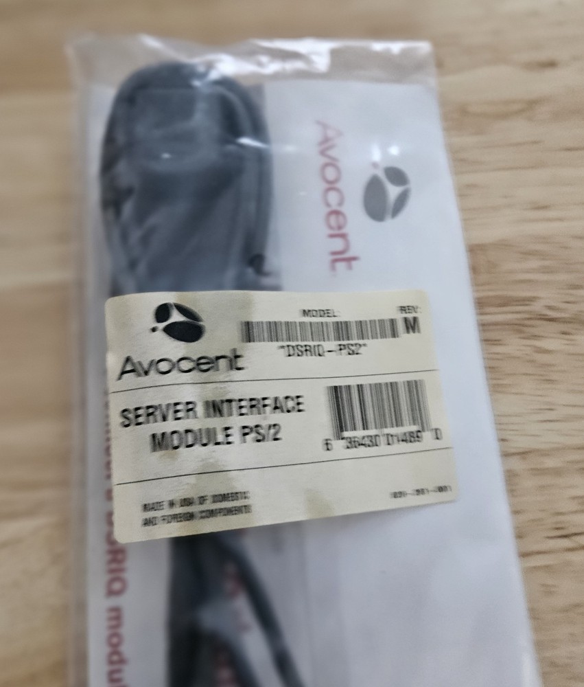 NEW AVOCENT DSRIQ-PS2 Server Interface Module PS/2 Cable Adapter