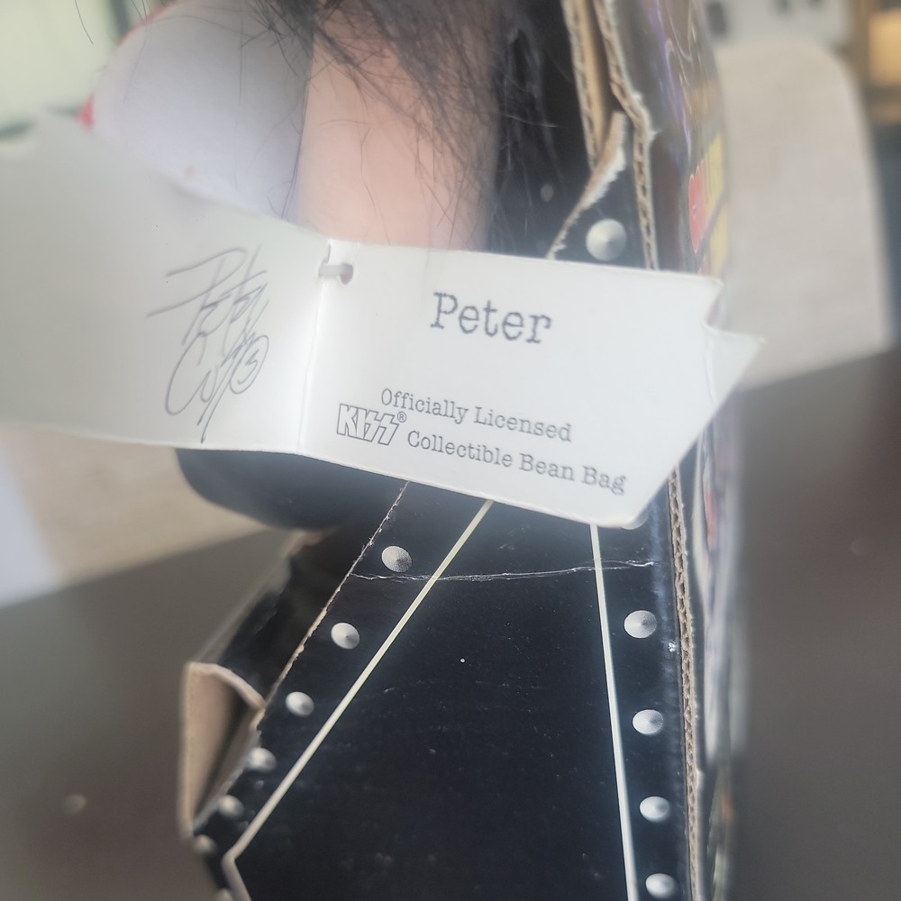 Vintage 1998 Kiss Peter Criss Bean Bag Plush Figure