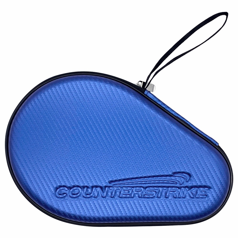 Ping Pong Paddle Hard Case (Blue Matte) | Table Tennis Hard Case (Blue Matte)