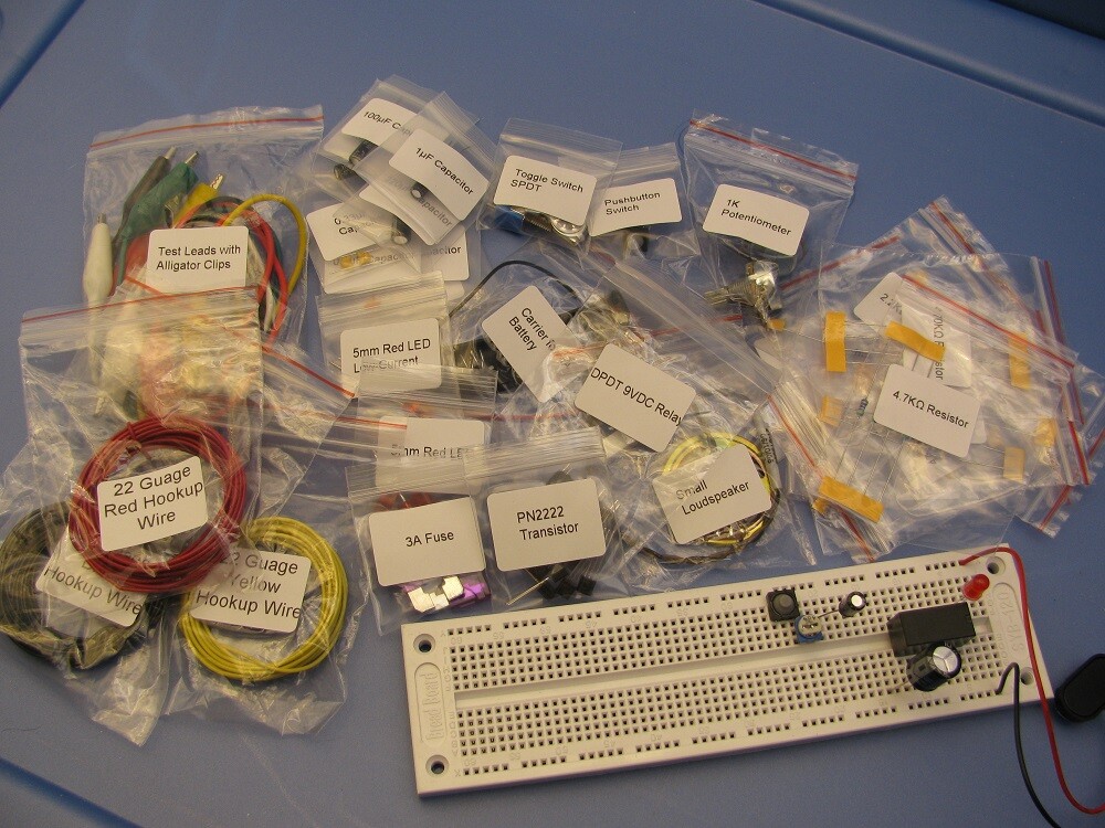 Make: Electronics 2nd Ed Ultimate Electronic Kit Component Packs 1 2, & 3 BAGGED