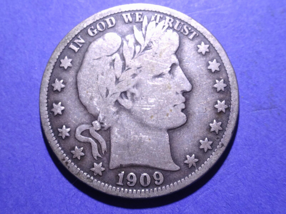 1909 Barber Half  Fine
