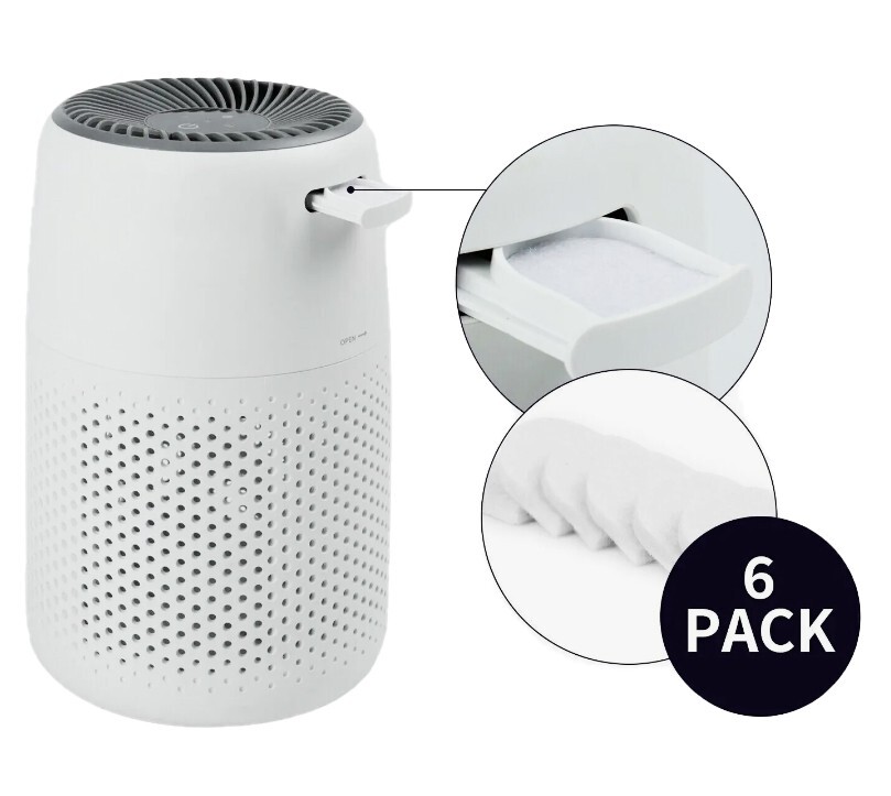 HEPA Filter Set Replacement + 6 Aroma Pads for Air Purifier Levoit Core Mini
