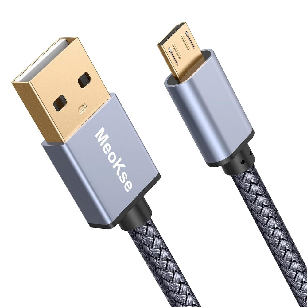 Meokse Micro USB Cable 20FT/6M,Long Android Charger Cable,Nylon 20FT/6M