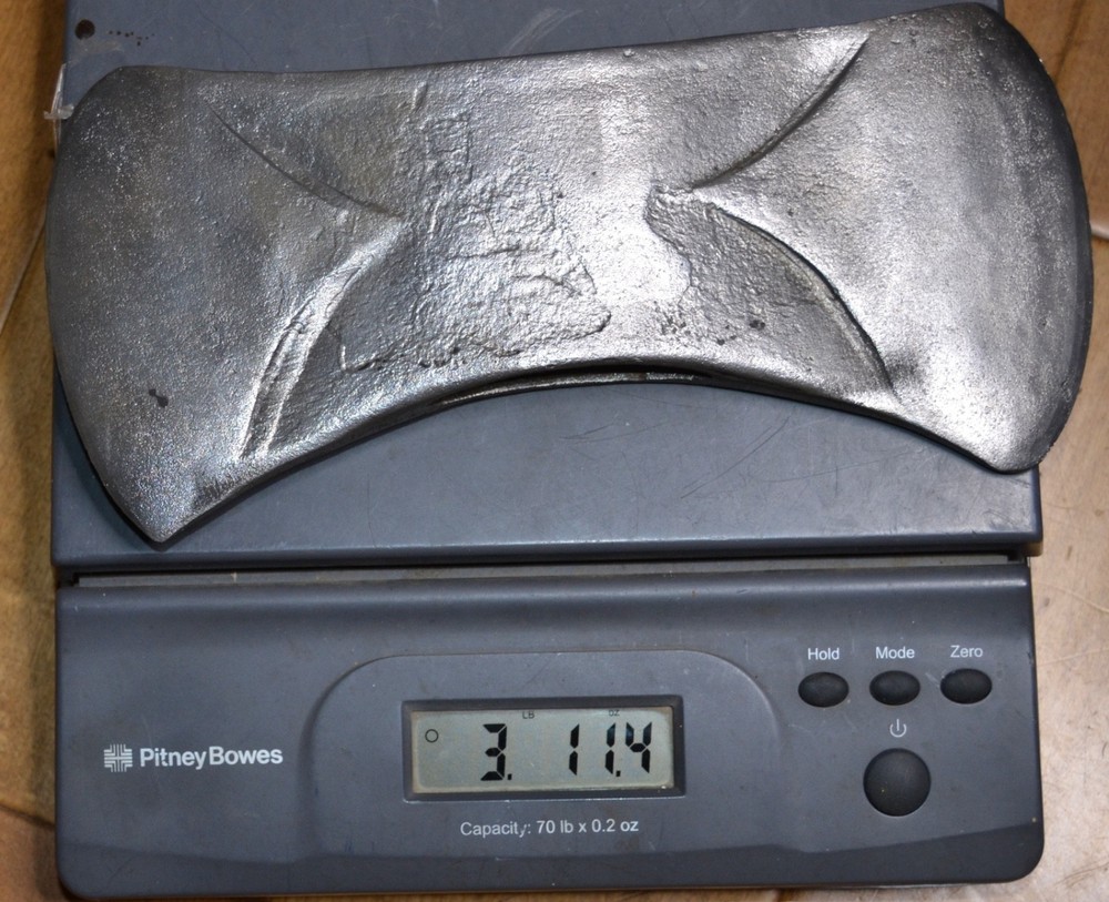 Nice Vintage Clean Double Bit Axe Head W/ Phantom Bevels 3lbs 11.4oz