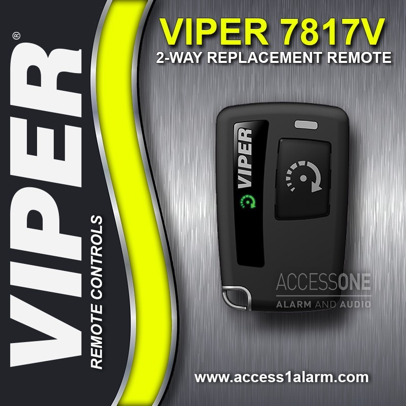 Viper 7817V 2-Way 1-Button LED Replacement Remote Control NEW For 2025