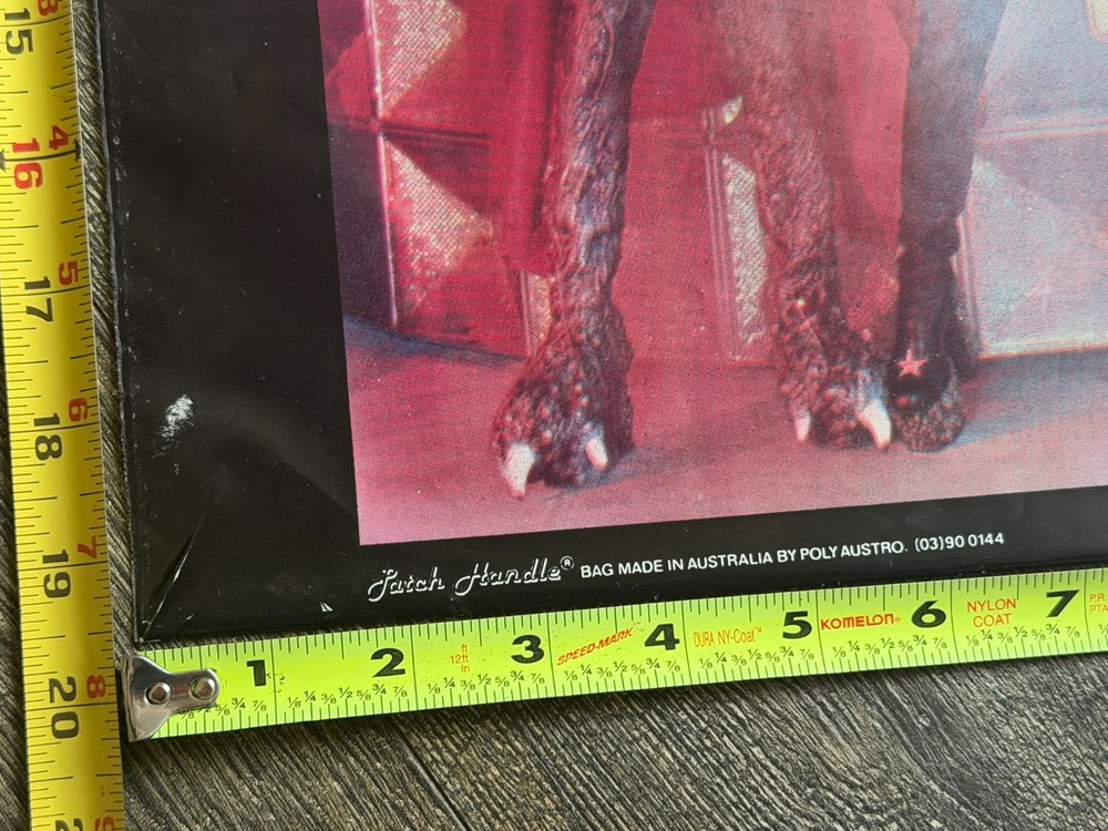 KISS Shopping Bag ACE FREHLEY Unmasked Tour Australia 1980 Vintage Kiss Aucoin