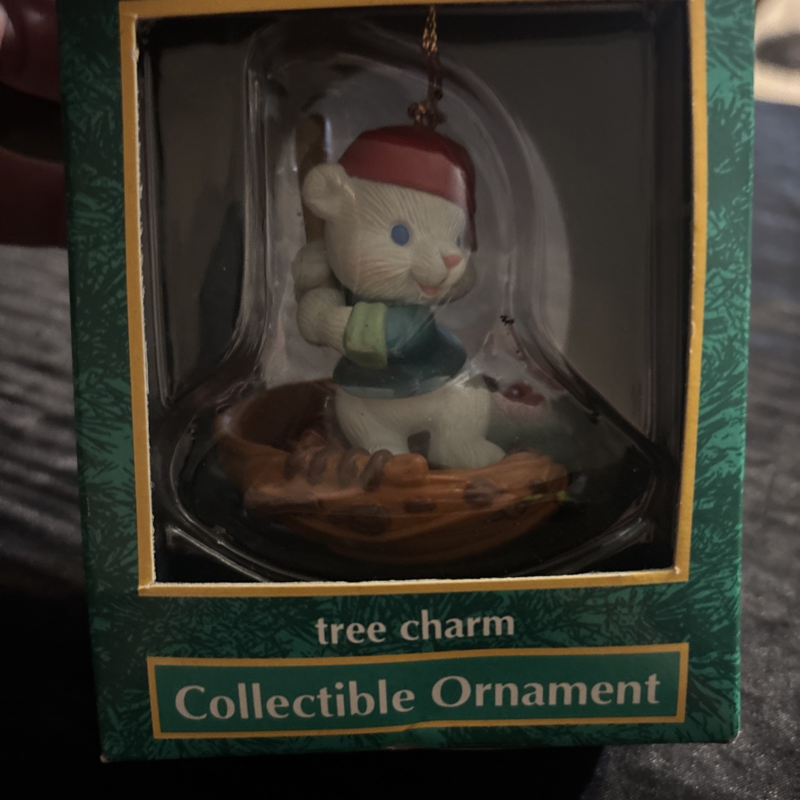 Trim A Home Tree Charm Christmas Ornaments Lot 6New In Box w/ 3pc Santa hunter