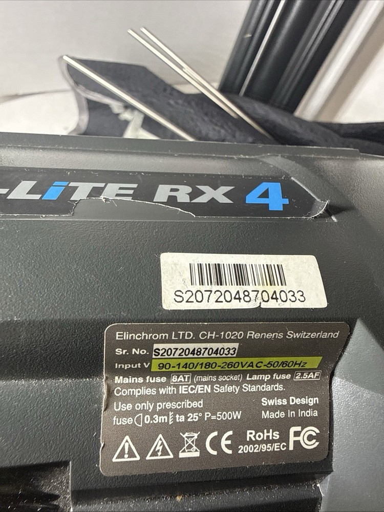 Elinchrom D-Lite RX4 Light Kit with 2 Lights, Stands - READ