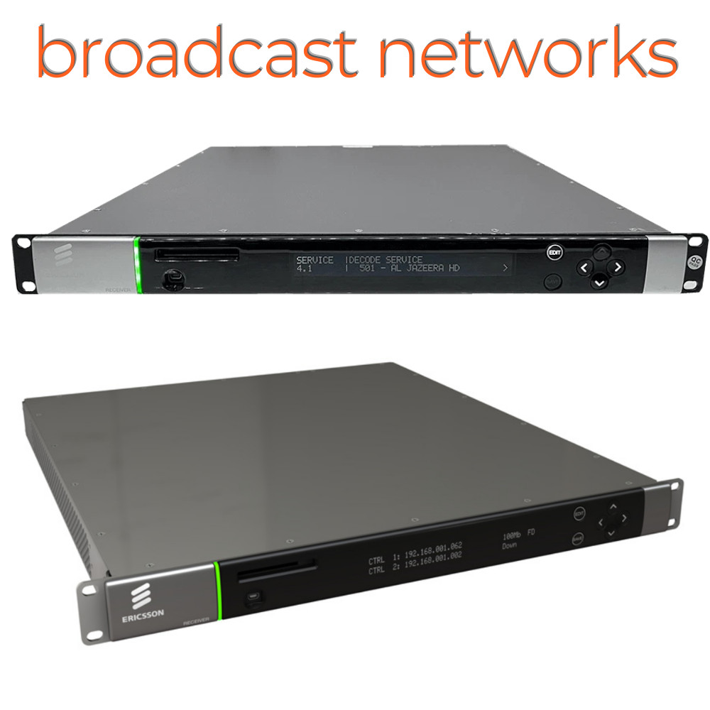 Ericsson RX8200 - DVB-S2 & IP Inputs / IP Out - HD / SD - NDS - Fully Licensed