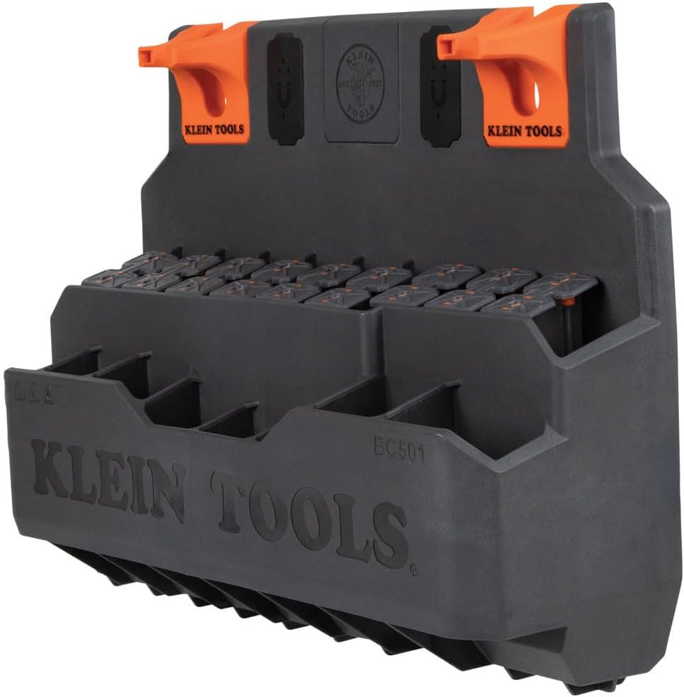 BC501S S-Hook Hard Tool Storage Module, 18 Compartments, Magnetic, Optional S Ho