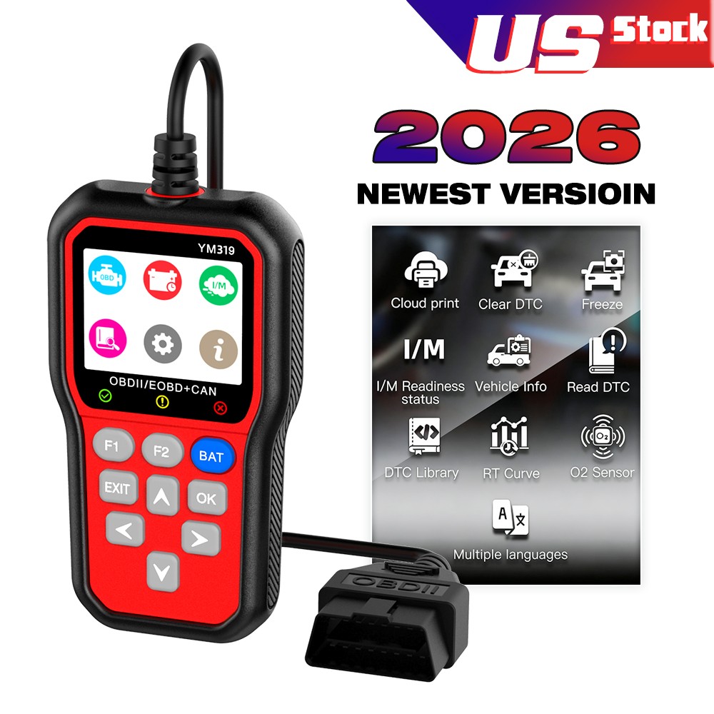 2026 NEWEST OBD2 Scanner Code Reader Check Engine Fault Car Diagnostic Tool