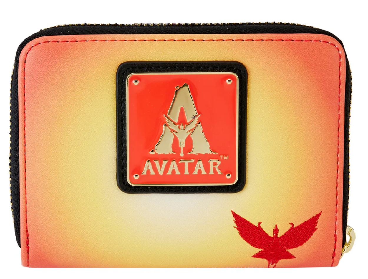 Loungefly Disney Avatar 2 Taruk Banshee Moveable Wings Zip Around Wallet- NWT