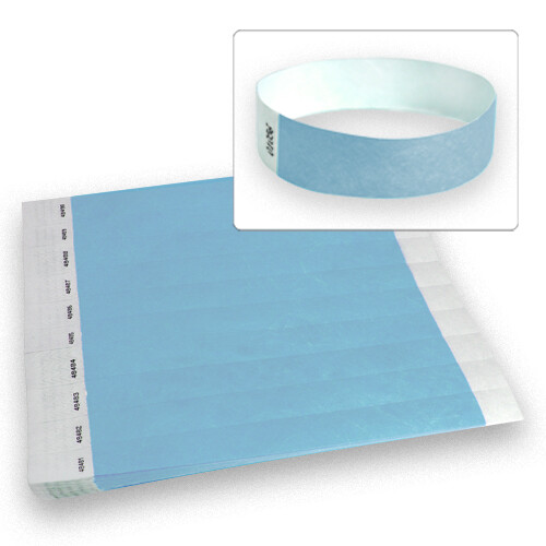 100,000 3/4”Tyvek Wristbands-Choose Your Color-Wholesale,Events,Clubs,Security
