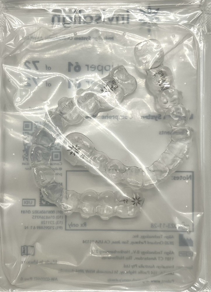 INVISALIGN Teeth Aligners Clear Braces Retainers, Arts & Craft Projects Only