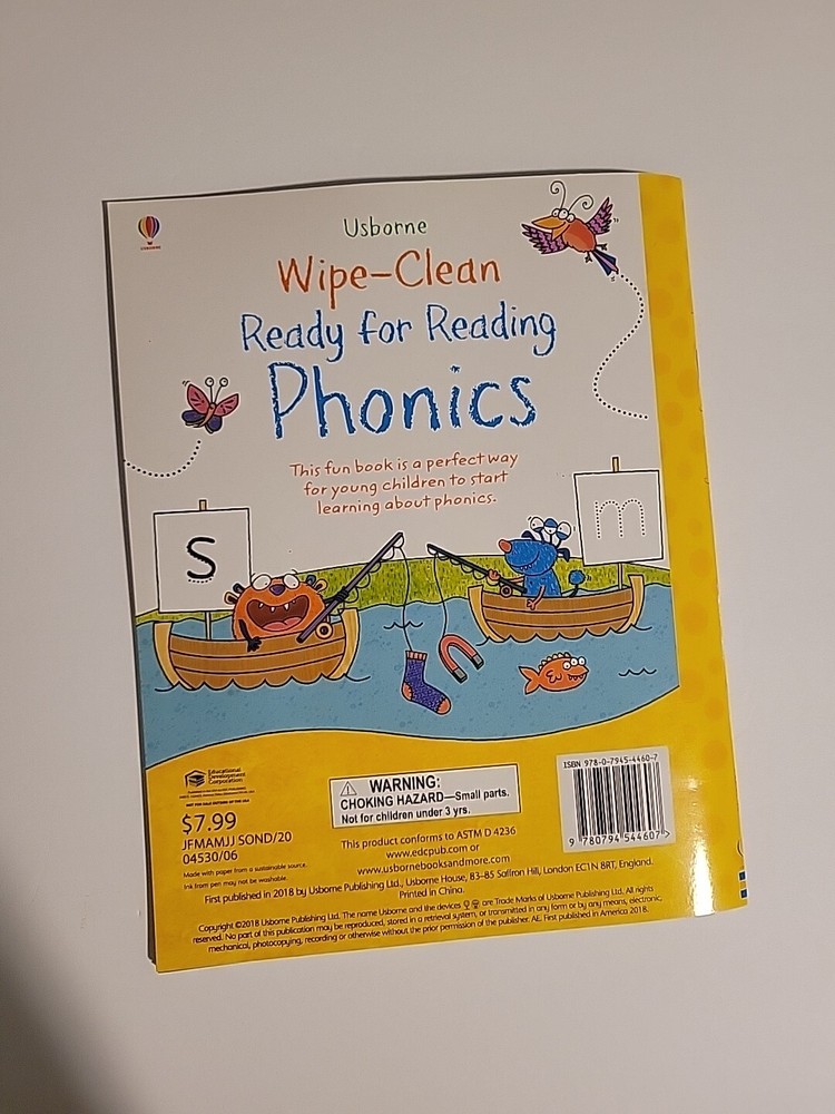 Wipe-Clean Ready for Reading Phonics