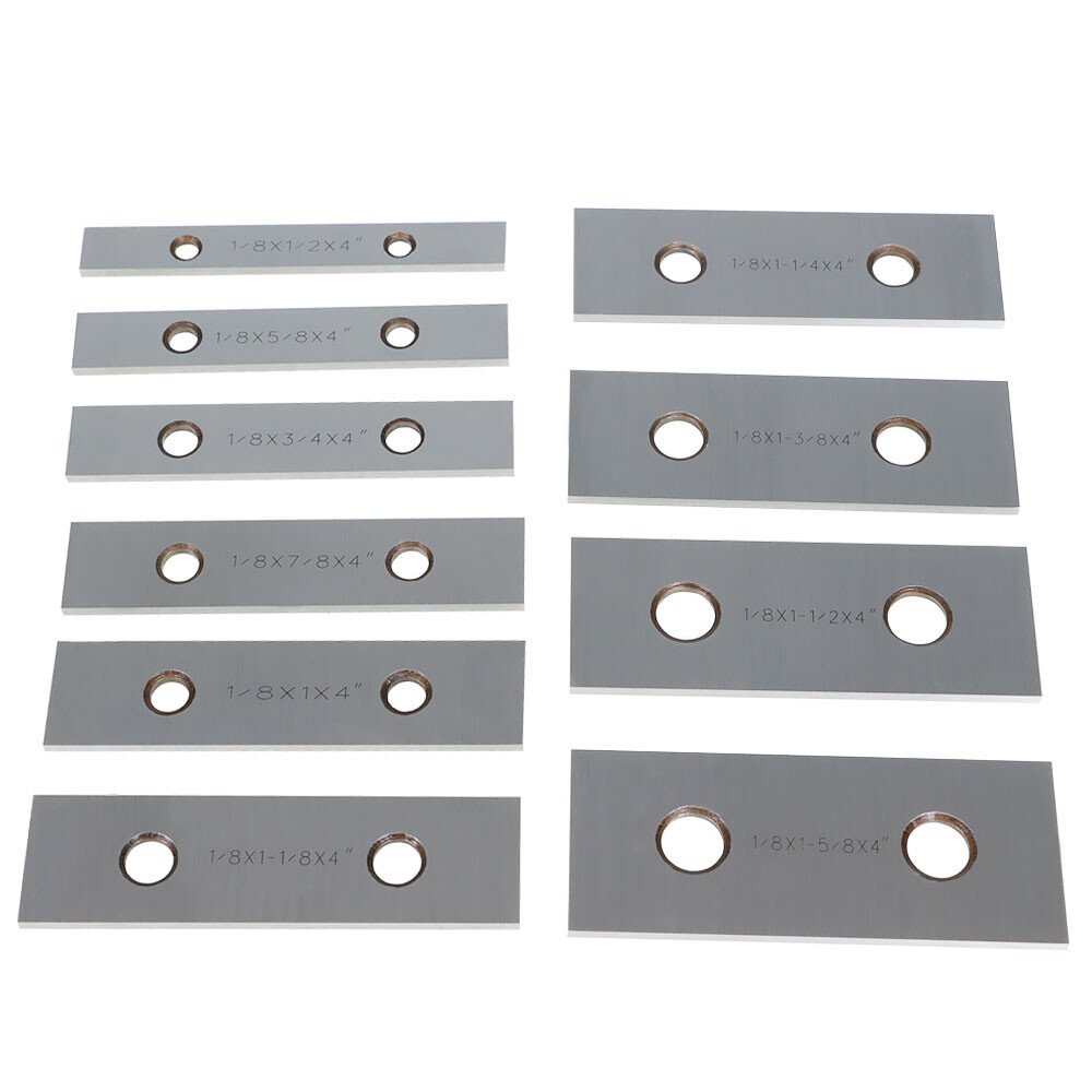10Pair 1/8 x 4" Precision Parallel Set 0. 001" Hardened Steel In Case