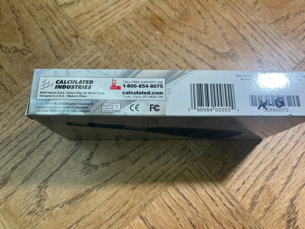 Scale Master Pro 6025 Digital Plan Measuring Tool Model Hard Case New Open Box