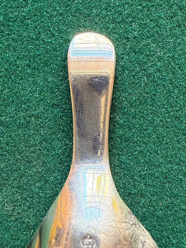 Antique Solid Silver Caddy Scallop Shell Spoon Sheffield Thomas Bradbury & Sons