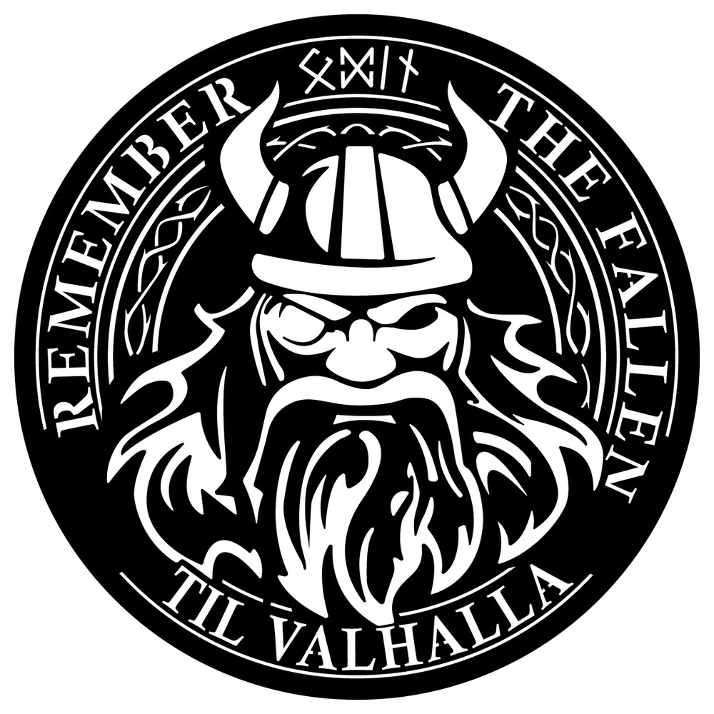 Valhalla Viking Sticker XV