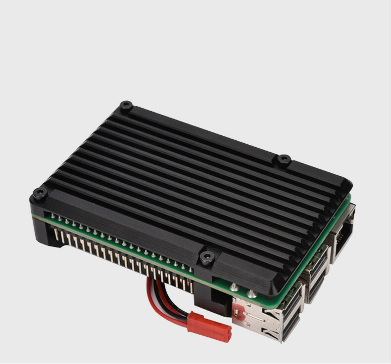 For Raspberry Pi 3 Aluminum Alloy Radiator Protective Case Metal Cooling Shell