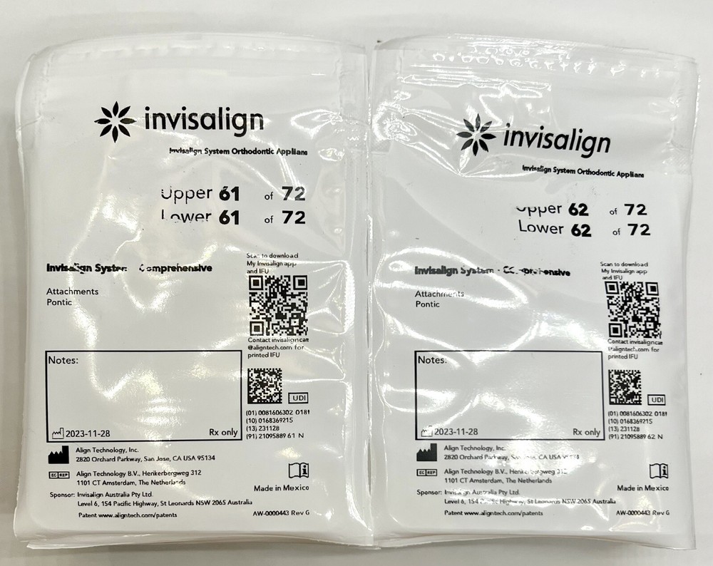 INVISALIGN Teeth Aligners Clear Braces Retainers, Arts & Craft Projects Only